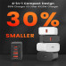 LDNIO 65w DESKTOP CHARGER, 2U + 2C, PD 65w, USB 30w (A4808Q) black