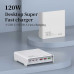LDNIO Q605 120w GaN Six ports fast charger, 3 USB-A + 3 USB-C, PD65w, white