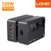 LDNIO 100w DESKTOP CHARGER, 2U + 2C, PD 100w, USB 30w, LED,  (A4809С) black