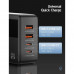 LDNIO 100w DESKTOP CHARGER, 2U + 2C, PD 100w, USB 30w, LED,  (A4809С) black