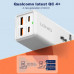 LDNIO SC1418 65w Desktop Power Strip, 2 USB-A + 2 USB-C + AC, 2m, white
