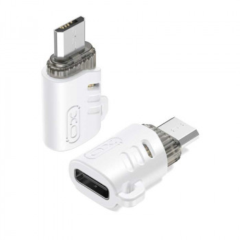 XO NB256H Type-C to MicroUSB Mini Adapter (XO-NB256H) white