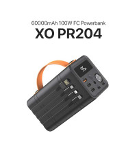 XO PR204 60000mAh PD100w Power Bank, DC ouput (XO-PR204) black