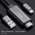 Yesido HM02 USB-C to HDMI Adapter, 1.8m, 3D, 4K 60Hz, black