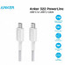 Anker 322 USB-C to USB-C Cable, 60w, 1.8m (A81F6P21) white