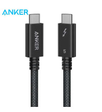 Anker Prime Thunderbolt 5 C to C Cable, 240w, 80Gbs, 2*8K60Hz, A84N1, оплетка, 1m, black