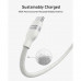 Anker USB-C to USB-C Ultra Soft Cable, 240w, 35000 bends, оплетка, 0.9m (A82E2621) white