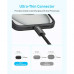 Anker Zolo A8060 USB-C to USB-C Cable, 240w, 1.5m, оплетка  (A8060P21) white