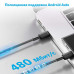 Anker 322 USB-A to USB-C Cable, 0.9m, 3A, 12000 сгибов, черный