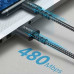 Anker 322 USB-A to USB-C Cable, 0.9m, 3A, 12000 сгибов, белый