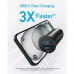 Anker 30W Car Charger, U+C, PD30w, онлайн упаковка  (A2741611) черный
