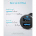 Anker PowerDrive 2 Alloy Car Charger, 24w, U+U (A2727) черный