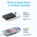 Anker 334 MagGo Battery (PowerCore 10k) Power Bank, Qi 7.5w, PD20w, QC18w (A1632) черный