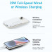 Anker 334 MagGo Battery (PowerCore 10k) Power Bank, Qi 7.5w, PD20w, QC18w (A1632) белый