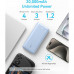 Anker PowerCore Power Bank (20K, 87W, Built-In USB-C Cable), (A1383) белый