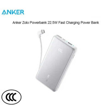 Anker Power Bank 10000mAh, USB-C22.5W + USB22.5W, LED, кабель type-c, сертификация CCC (A110D) белый