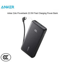 Anker Power Bank 20000mAh, USB-C22.5W + USB22.5W, LED, кабель type-c, сертификация CCC (A110E) черны