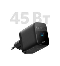 Anker 313 USB-C 45W PD Wall Charger (A2643) black