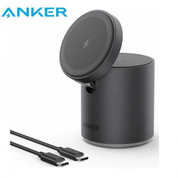 Anker 623 Magnetic Wireless Charger MagGo 2-in-1, QI 7.5w, black