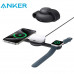 Anker MagGo Wireless Charging Station 3-in-1, Foldable Pad, Qi2 15w, (B25M8P11) black