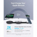Anker MagGo Wireless Charging Station 3-in-1, Foldable Pad, Qi2 15w, (B25M8P11) black