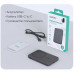 Aukey PB-MS03 MagFusion Slim 5000mAh Magnetic Wireless Power Bank, Qi 15W, PD 20w, gray