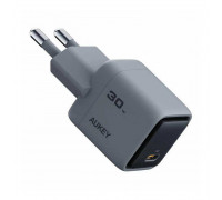 Aukey Comet 30W USB-C PD Wall Charger, PA-C1, grey