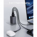 Aukey Comet Mix 3 100W 3-Port Wall GaN Charger (U+C+C), 100w max , PA-C5, gray