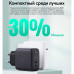 Aukey Omnia II Duo 45W 2-Port Wall GaN Charger (C+C), 45w max , PA-B4T black