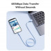 Baseus Silky Charging Cable, USB-A to iP 2.4A, 2m, 10000 bending, силикон, model CB000115, white
