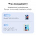 Baseus Silky Charging Cable, USB-A to iP 2.4A, 2m, 10000 bending, силикон, model CB000115, white