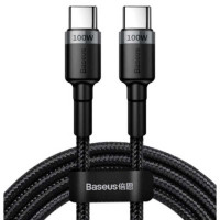 Baseus Cafule Series Type-C PD2.0 Cable, 100w, QC3.0, 2m, 20V5A (CATKLF-ALG1) black