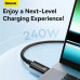 Baseus Tungsten Type-C to Type-C 240w Cable, 2m, 20V5A, model CB000038 (CAWJ040101) black