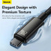 Baseus Tungsten Type-C to Type-C 240w Cable, 2m, 20V5A, model CB000038 (CAWJ040101) black