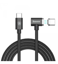Baseus Type-C Magnet Cable, for MacBook, 1.5m, 4.3A, 86w (BS-CX004) black