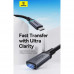 Baseus 10GBps Extension Cable, 0.5m, PD 100w, 4K@60Hz, model BS-OH157, black