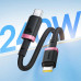 Baseus Dura Series Cable USB-C to USB-C 240w, 1m, model CB000169, black with gold