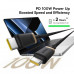 Baseus Dura Series Cable USB-C to USB-C 100w, 1m, 20V5A, model CB000121, black with gold