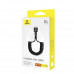 Baseus Fish-Eye USB-C to USB-C Cable, 100w, 1m, 20V5A, E-Marker Chip, model CB000091, black