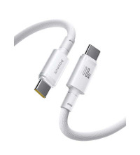 Baseus New Braided Cable Type-C to Type-C, PD 100w, 2m, 20V5A (CB000217) white E0426V02