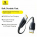 Baseus PicoGo Type-C  to Type-C 240w Cable, 2m, в оплетке (CB000205) black E0423301