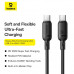 Baseus Silky Series Cable USB-C to USB-C 100w, 2m, 20V5A, model CB000114, black