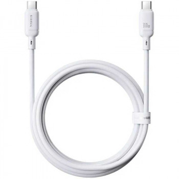 Baseus Silky Series Cable USB-C to USB-C 100w, 1m, 20V5A, model CB000114, white