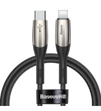 Baseus Horizontal PD Flash Charge Type-C to Lighting, 1 m, 18W (CATLSP-01) black