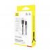 Baseus Dura Cable USB-A to USB-C 60W, 1m, 3Amax, 10т сгибов, в оплетке, CB000120, black with gold