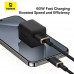 Baseus Dura Cable USB-A to USB-C 60W, 2m, 3Amax, 10т сгибов, в оплетке, CB000120, black with gold