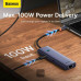 Baseus UltraJoy Series 7-in-1, Type-C to HDMI 4K60Hz+2xUSB3.0+TF/SD+LAN1Gbps+PD100w, model BS-OH112