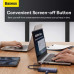 Baseus UltraJoy Series 7-in-1, Type-C to HDMI 4K60Hz+2xUSB3.0+TF/SD+LAN1Gbps+PD100w, model BS-OH112