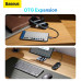 Baseus AcmeJoy 5-in-1, Type-C to HDMI 4K+3xUSB3.0+1xUSB2.0+USB-C PD100w & Data 5Gbps, model BS-OH088