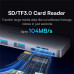 Baseus UltraJoy Series 6-in-1, Type-C to HDMI 4K60Hz+2xUSB3.0+TF/SD+PD100w/40Gbps, model BS-OH182